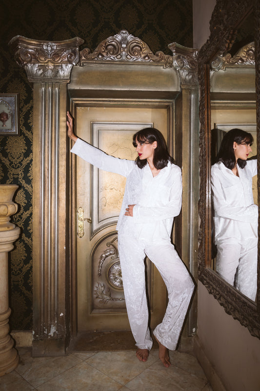 Velvet Dreams in White