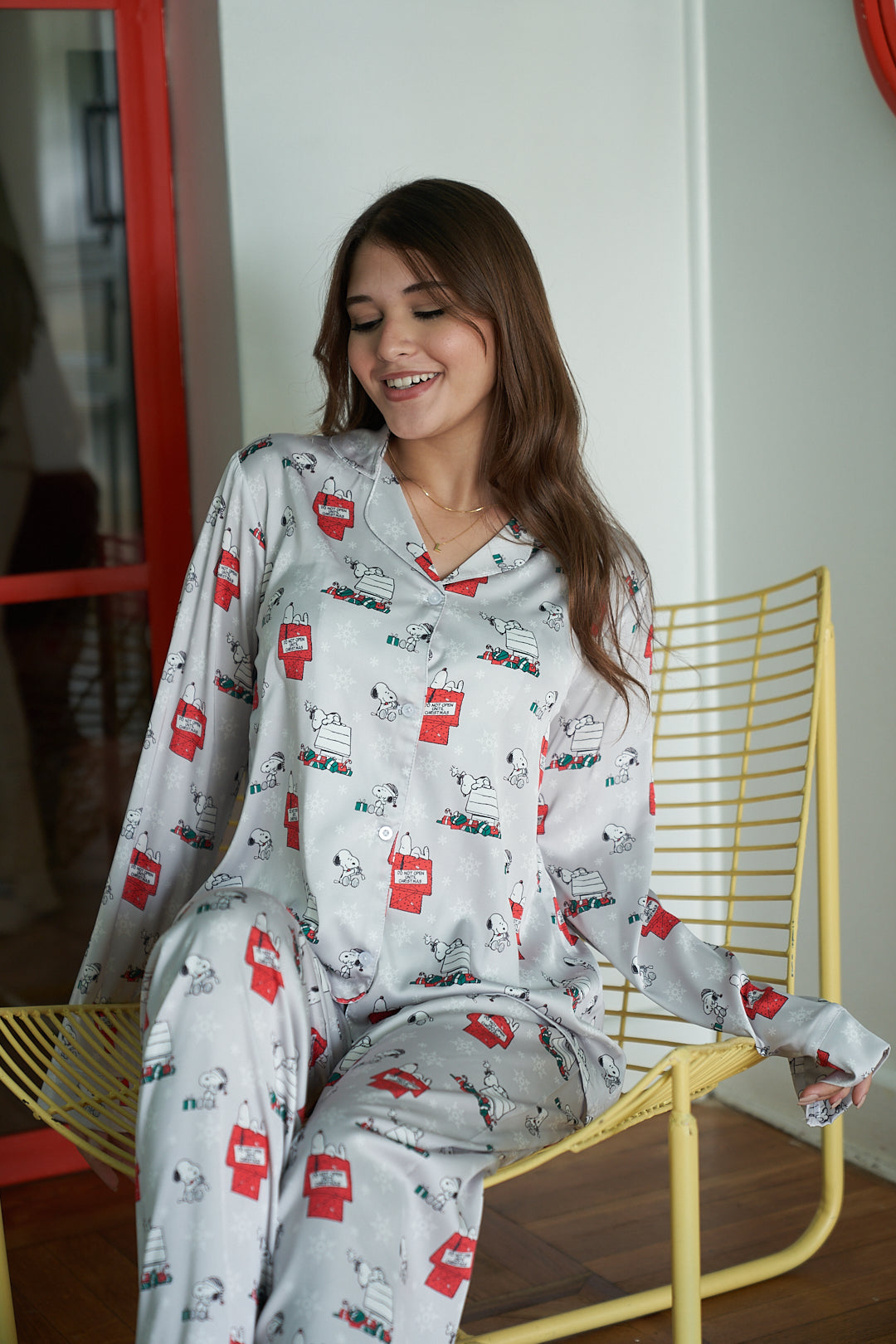 Gray Christmas PJ