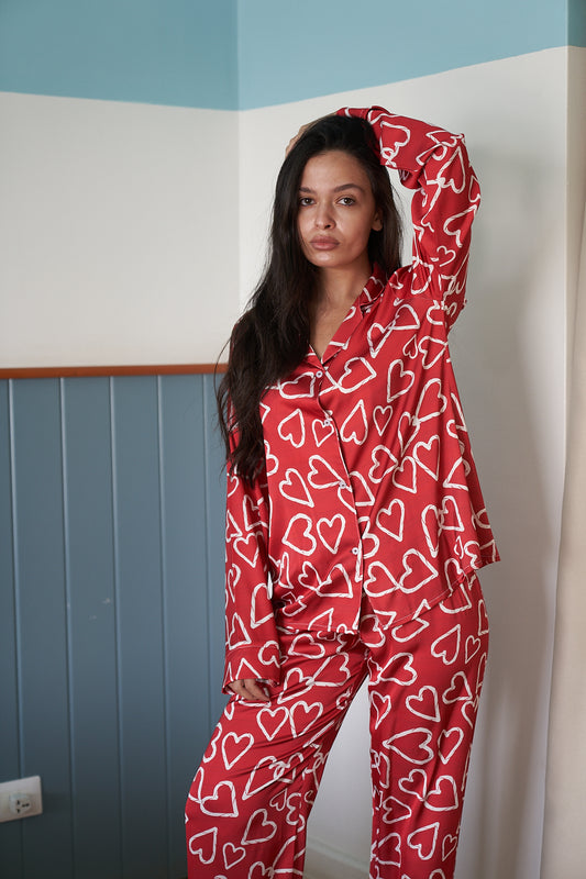 Velvet Red Hot Love PJ