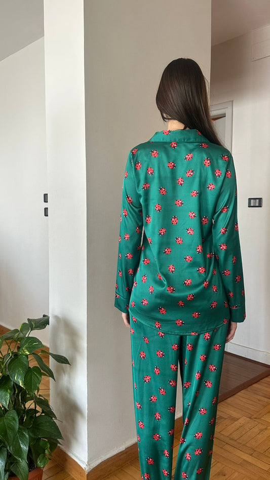 Ladybug PJ in green