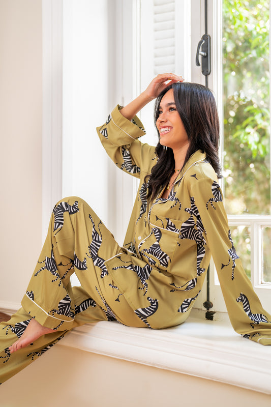 Zebra Printed PJ
