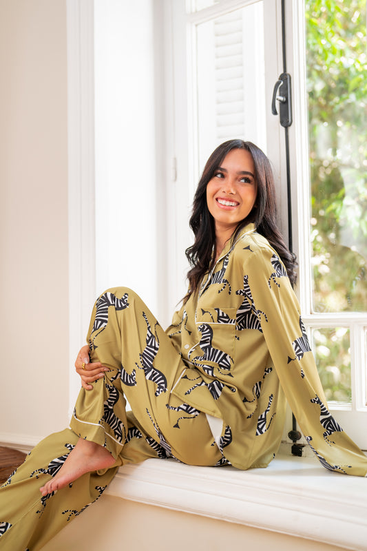 Zebra Printed PJ