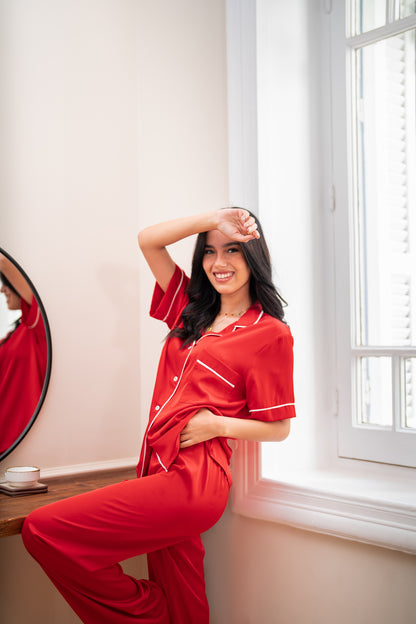 Red Half Sleeve Pj