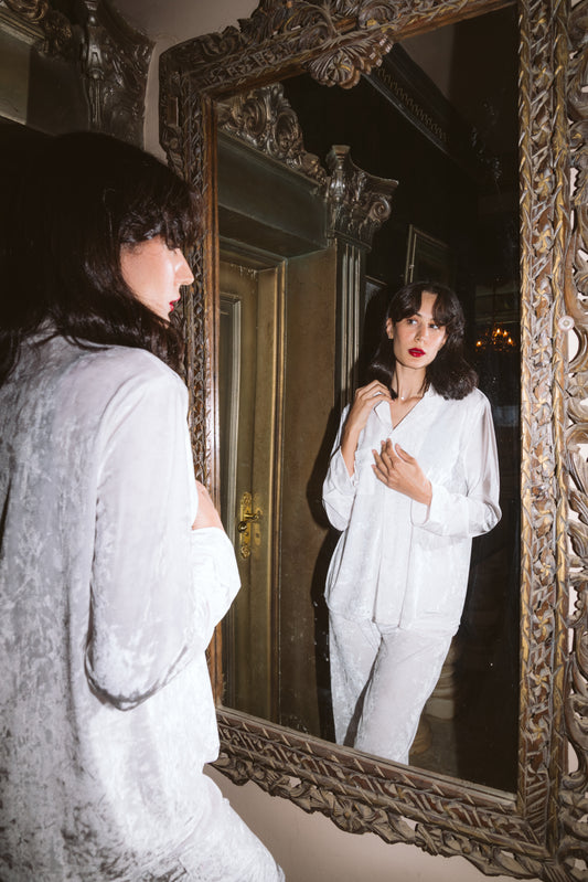 Velvet Dreams in White