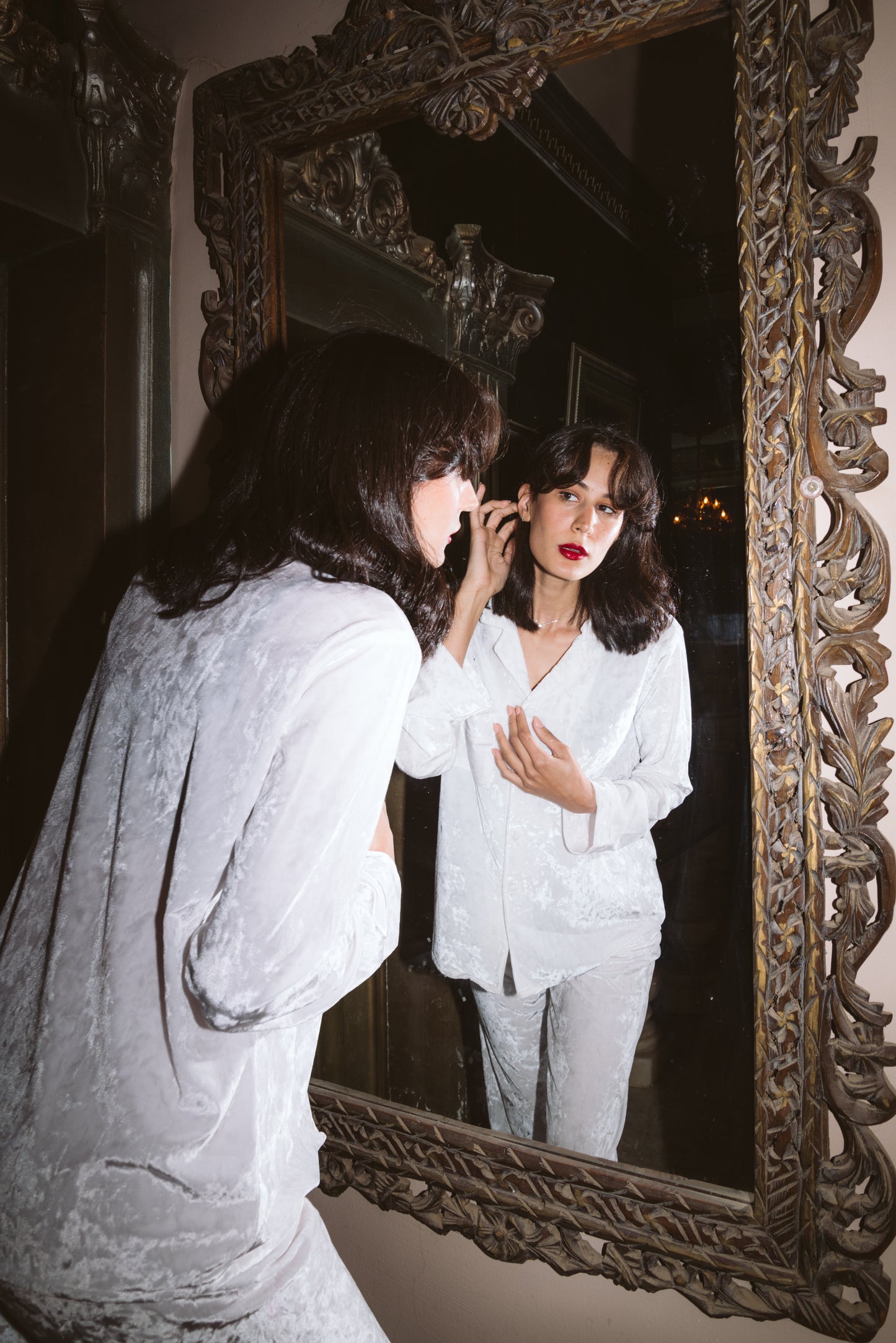 Velvet Dreams in White