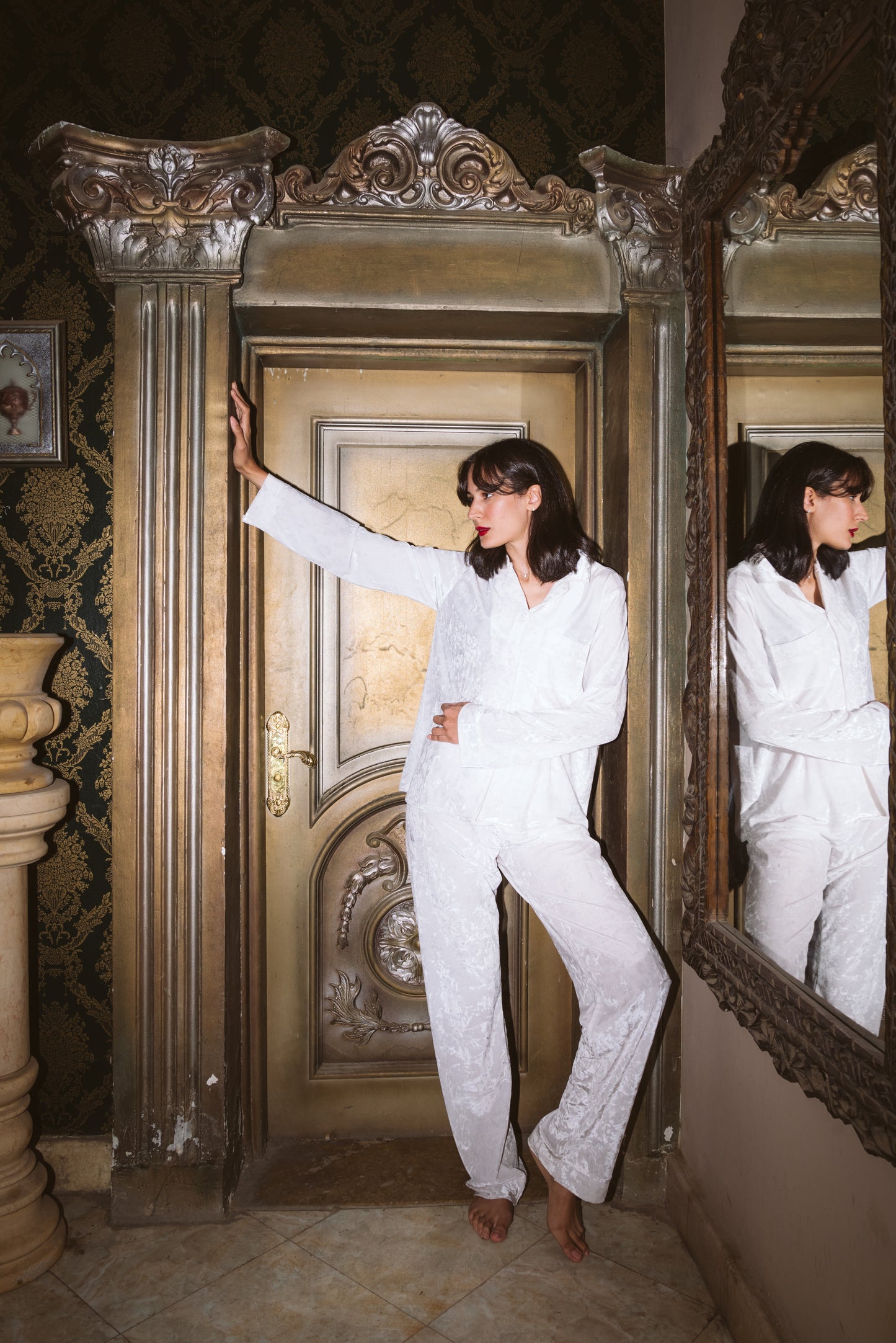 Velvet Dreams in White