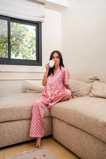 Hearts Pink PJ