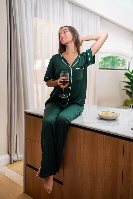 Darkgreen Half Sleeve PJ