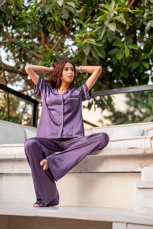 Purple Half Sleeve PJ