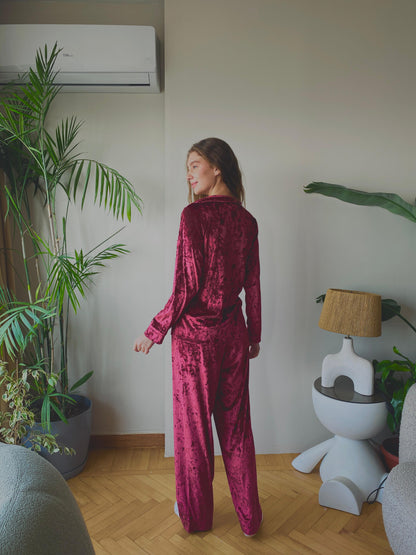 Velvet Dreams in Burgundy
