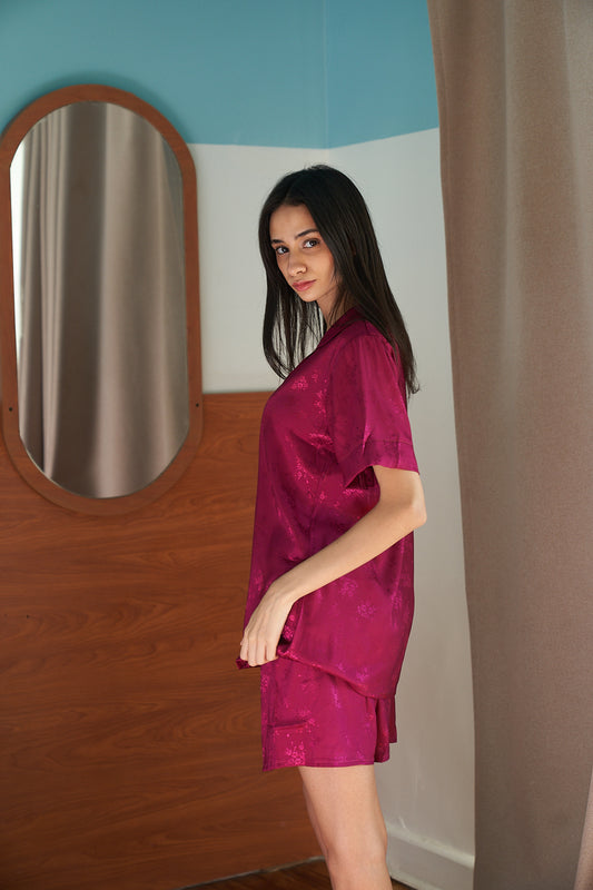 Femme Glow PJ in magenta