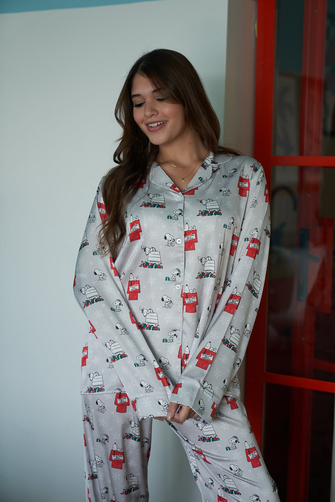 Gray Christmas PJ