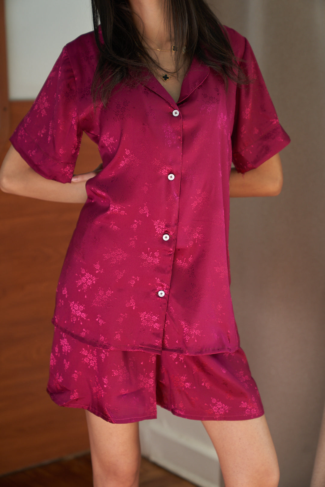 Femme Glow PJ in magenta