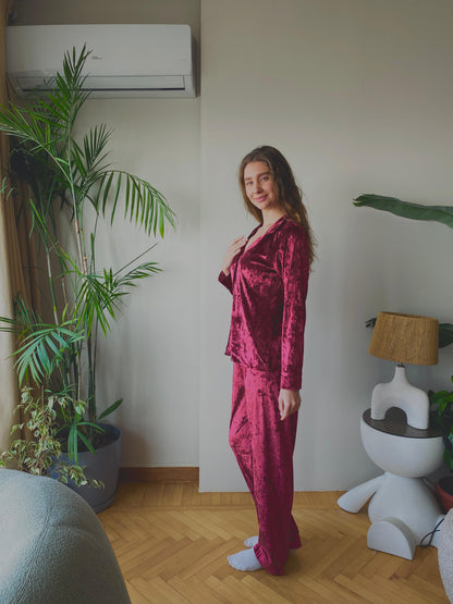 Velvet Dreams in Burgundy