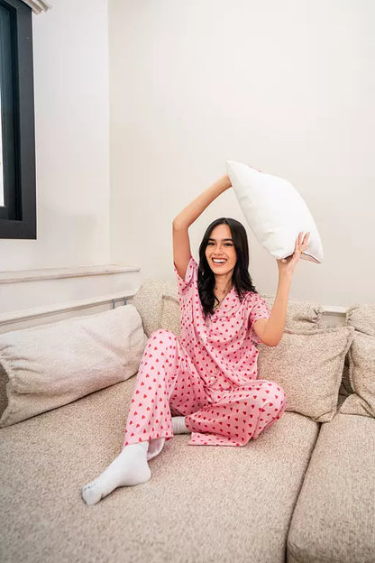 Hearts Pink PJ
